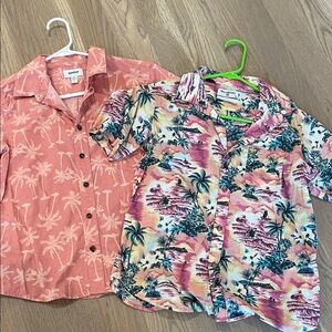 Bundle of two Tropical Print Kids Shirts